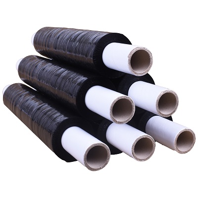 Black Extra Length 17mu Pallet Wrap